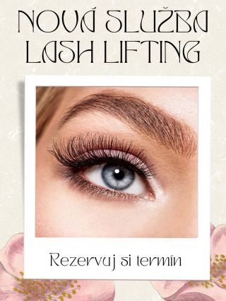 Přestavuji Vám novou službu v mém salonu. Lash Lifting - šetrné natočení řas a zvýraznění. Rezervujte si svůj termín...